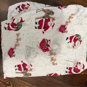 Pottery Barn Santa Crib Sheet